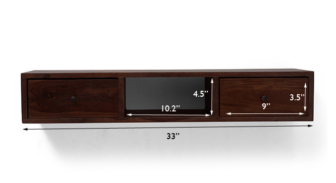 Mauld Wall or Console Shelve (Mahogany)